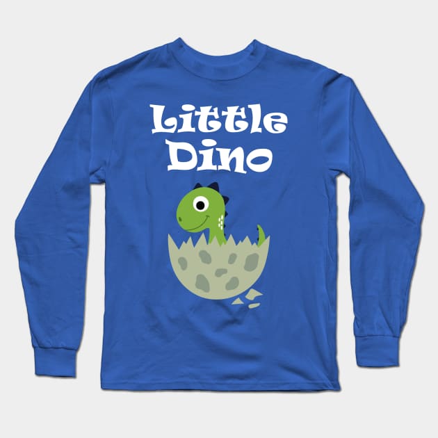 Boys Birthday Dinosaur Long Sleeve T-Shirt by Work Memes